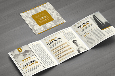 Modern Newspaper Square Brochure brochure brochure template clean design editorial flyer illustrator information journal luuqas modern newsletter newspaper newspaper design photography photoshop porfolio square template