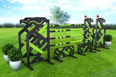 Horse Jump 3d modeling 3d rendering cinema 4d industrial design product design