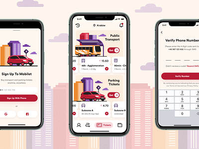 Mobilet Redesign app design design mobile mobile app parking app public transport ticket app ticketing transport ui ui ux ui design uidesign uiux