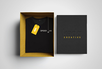 Spider-Wan by Kada Creative T-shirt Box Concept box design kada kada creative packaging spider wan spider wan spiderwan t shirt