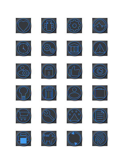 neumorphism cool icons 2