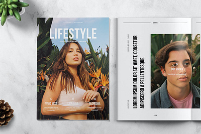 LIFESTYLE - Magazine Template a4 adobe catalog clean editorial editorial layout fashion indesign lookbook magazine minimalist modern photography portfolio print printable professional template us letter usletter