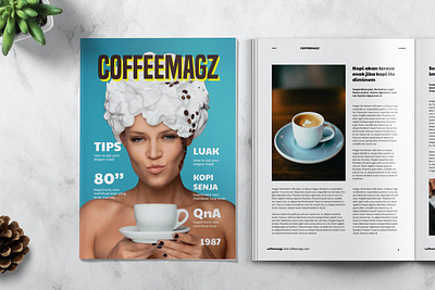 COFFEE - Magazine Template a4 adobe catalog clean editorial editorial layout fashion indesign lookbook magazine minimalist modern photography portfolio print printable professional template us letter usletter