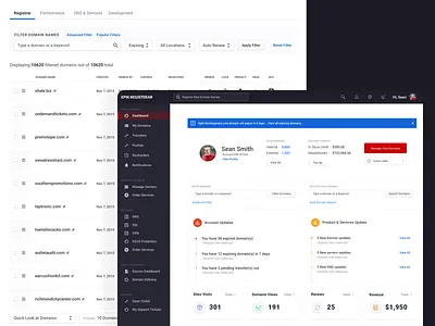 Dashboard Concept app backend clean dashboad minimal portal web website