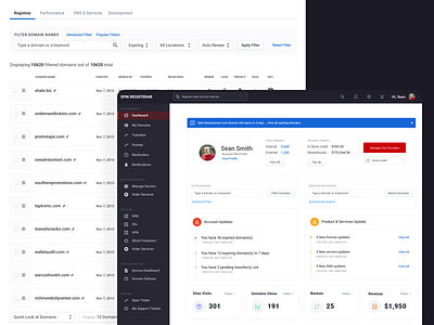 Dashboard Concept app backend clean dashboad minimal portal web website