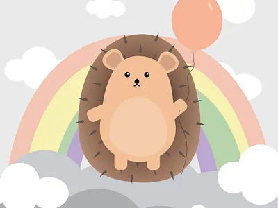 Ёжик design illustration vector детскаяиллюстрация животное ёж