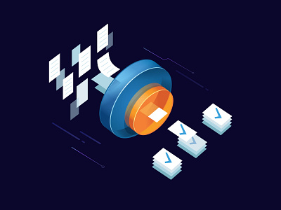 isometric illustration app data icon illustration isometric isometric icons minimal saas vector website