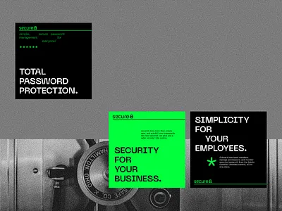 secure8 - Visual Identity branding green instagram post iranian lock logo logodesign password password manager persian poster protect secure security visual identity