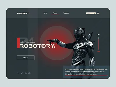 Robotory ai artificial intelligence brand brand design brand identity branding clean ui designinspiration graphic graphicdesign robot robotic robots robotwebdesign technology technology design uiux design unique design webdesign webdesigninspiration