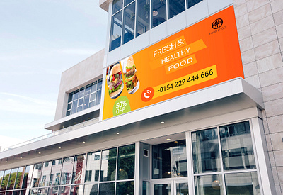 Make a impactful Billboard design. bannner billboard design roll up banner