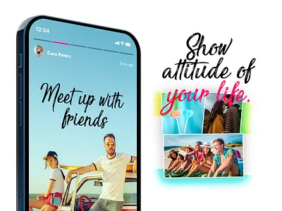 social2 app branding design facebook friends illustration indore instagram landing mobile mobile app social socialmedia status web