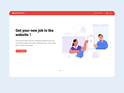 Job illustration illustration oneboarding ui vector