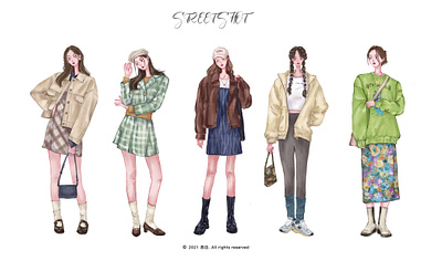 ootd｜今天穿什么 design illustration typography