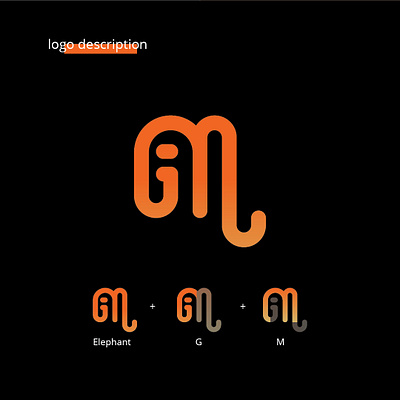 minimalist logo design for GM brand identity branding branding design coffee corporate branding corporate identity design exclsuive logo logo logodesign