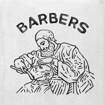 Barbers andreesalazar art digital babers barber logo barbero drawing illustration