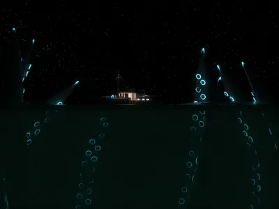 Thalassophobia 3d blender3d deep sea digitalart ocean