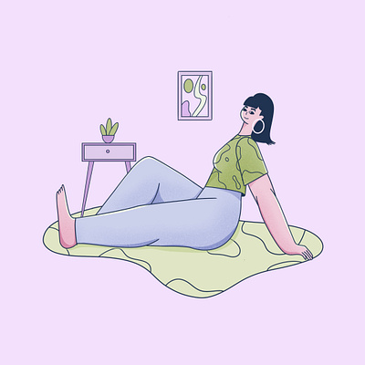 Resting 2d art adobe illustrator behance character character design character illustration characterdesign flat flat character flat design flat illustrator freelance illustrator illustration procreate procreate app procreate art vector vector illustrator