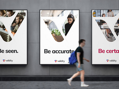 Validity. Billboard billboard branding composition design graphic identity saas typography ui web