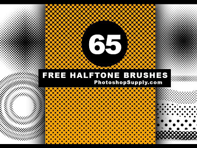 Halftone Brushes brushes comic art comics dots free freebie halftone halftone pattern halftones photoshop