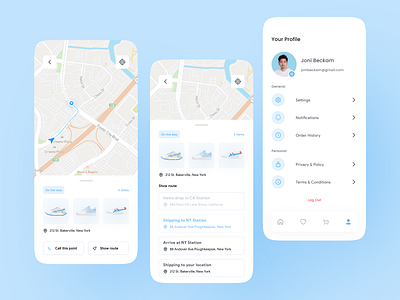 Spatu - Shoe Market App - Part 3 branding design ecommerce app figma maps marketplace mobile mobile app profile shoe sneaker ui ux