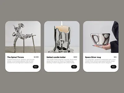 Elegant & Modern Product Card UI for High-End E-commerce creativedesign designagency designforbusiness designlovers digitalproduct ecommercedesign ecommerceui freelancedesigner futuristicdesign luxurybranding minimalistdesign modernui productcard uiux uiuxtrands userexperience uxuidesign visualdesign webdesign webdesignerforhire