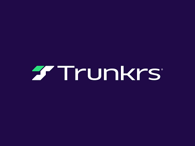 Trunkrs Logo animation after effects animation delivery delivery service logo trunkrs