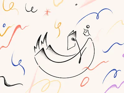 The magic of books brightness character design flat illustration girl illustration