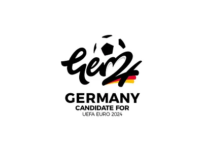 Germany EURO 2024 - Version 1 euro event football germany heart passion soccer