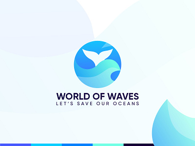 World Of Waves Logo and Branding abstract logo brand identity branding agency branding and identity colorful logo crypto currency crypto logo gradient logo gradient logo design logo and branding logo collection logo design logo designer logo folio 2021 logo mark logo trends 2021 modern logo modern logo design ocean logo world logo