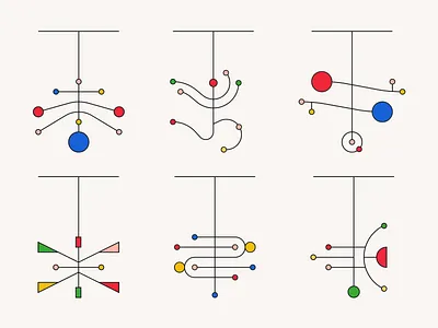 Air Mobiles air concepts illustration kinetic mobile