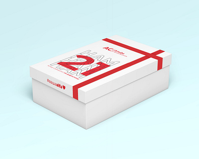 Alfa Bank Birthday box box design branding cardboard box design logo design package design packaging presentation design