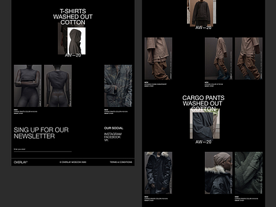 Overlay beauty branding clean clothing fashion minimal ui ux web