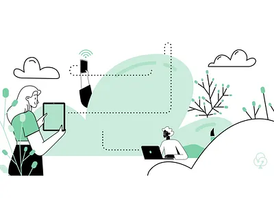Be connected - Quside blackandwhite blackline branding character design design digital drawing digital illustration figma figma design figmadesign figmaillustration illustration visual development