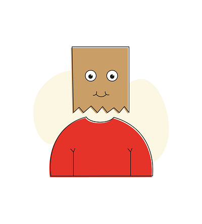 illustration | introvert | Flat character illustration avatar character character design flat illustration happy illustration illustrator introvert private sad xd