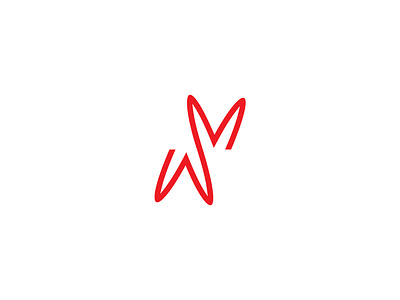 Rabbit branding creative design flat idendity illustration logo logodesign logos logotype mark minimal rabbit symbol
