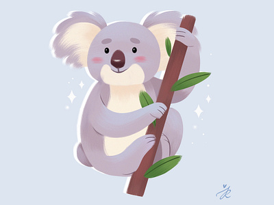 Koala book illustration cute illustration kids book koala