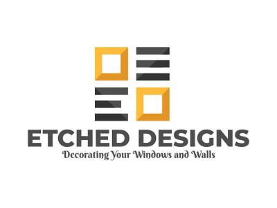 Logo Design Concept for 'Etched Designs' brand designer brand identity branding business design fresh colors identity logo logo design logo designer