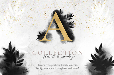 Floral & Smokey Collection animation branding clean design graphic design illustration illustrator minimal typography vector