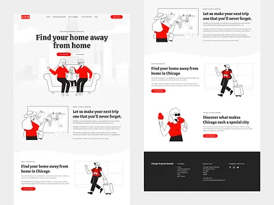 CPR homepage design ui web website