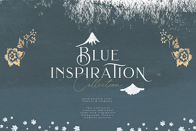 Blue Inspiration Collection animation app branding design graphic design illustration illustrator minimal typography vector