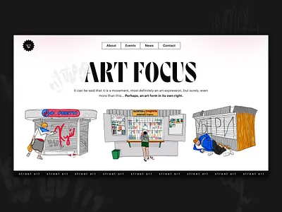 Art news architecture art artist design design art event graffiti graffiti art graffiti digital graphic illustration interface landing modern street streetart typogaphy ui ux website