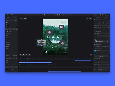 AR Editor 3d app components design editor styleguide timeline ui ux