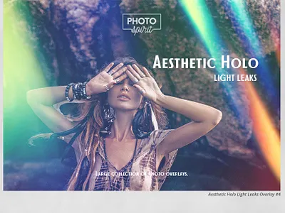 Aesthetic Holo Light Leaks Overlays actions color design effect effects flares glow gradient hipster holographic leaks lens light overlay photo photoshop rainbow rays styles textures