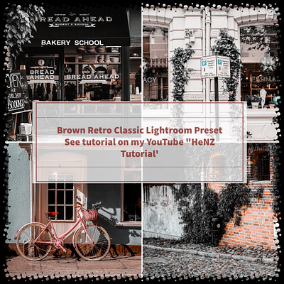 Brown Retro Classic Mobile Lightroom Preset app branding color grading design editing lightroom lightroom mobile preset lightroom preset tutorial