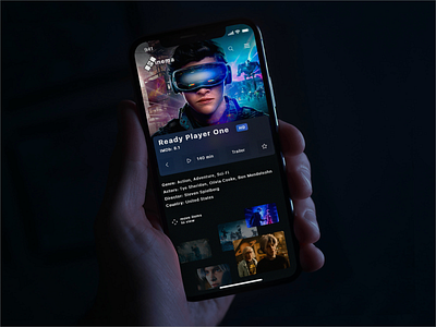 Cinema Mobile App Design app branding design minimal ui ux