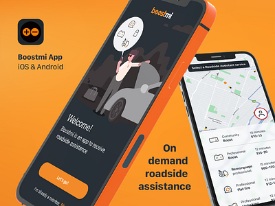 Boostmi App branding design design system ui ux ux design