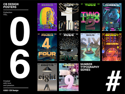 CB Poster Collection VOL.06 36daysoftype 3d 3d art 3d artist absract abstract art arnoldrender c4d c4dart cinema4d cinema4dart composition dailyposter designeveryday graphicdesign layout numbers poster postereveryday
