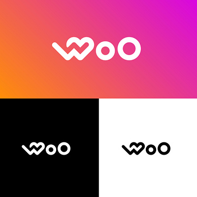WoO // Branding // Dating app brand identity brand logo design branding design graphicdesign graphicdesign branding art logo logodesign love vector
