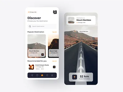 AR Travel App artificial intelligence design mobile app mobile app design mobile design mobile ui ui uidesign uiux