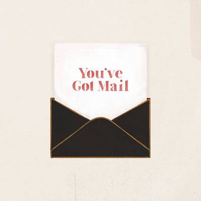 You've Got Mail No.1 art concept creative design digital film graphic design illustration illustration art letter mail movie sketch